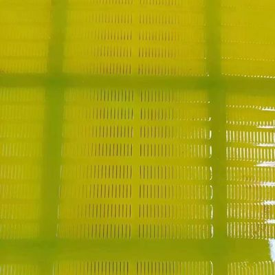 Żółta mata sitowa z poliuretanu 40 mm do górnictwa o wysokiej odporności na ścieranie