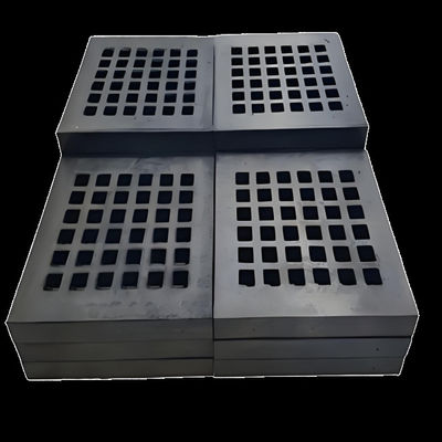 Trwały czarny kolor grubości 40 mm gumowy panel ekranowy do wydobywania ekranów wibrujących
