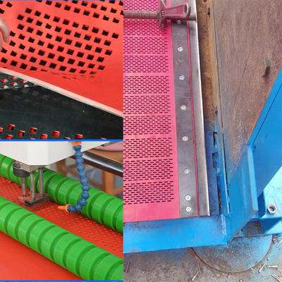 1.25m gumowy panel ekranu 8mm grubość z hakami do suchej filtracji