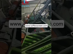 Polyweb stosowany w zakładach prania węgla